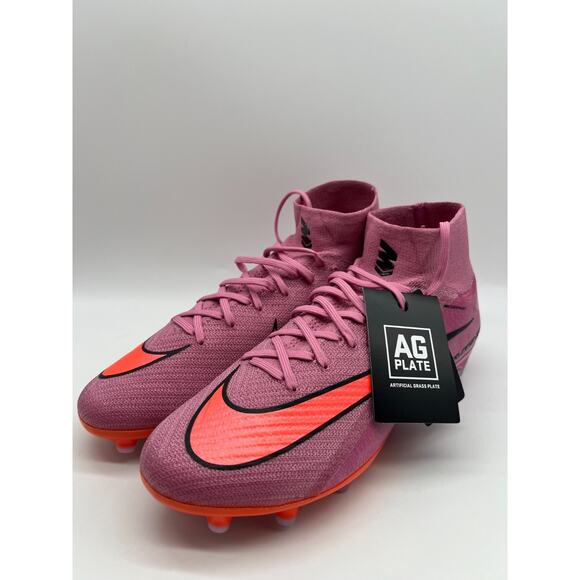 Nike Mercurial Superfly 10 Elite AG Men Size 10 Flamingo Cleat FQ8339-600 New main image 4